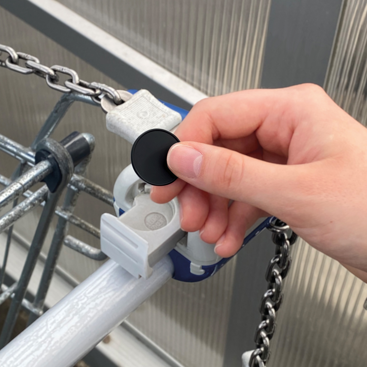 Chiphalter mit 1€-Chip "Herz"