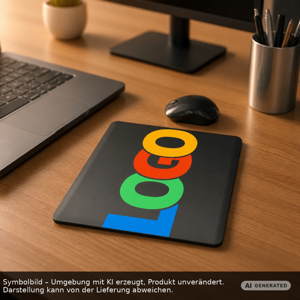 Mousepad "Alpha" printed as promotional items with logo