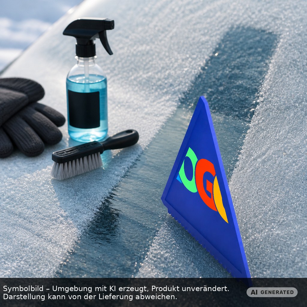 Eiskratzer Recycling "Lambda" als Werbeartikel mit Logo bedrucken