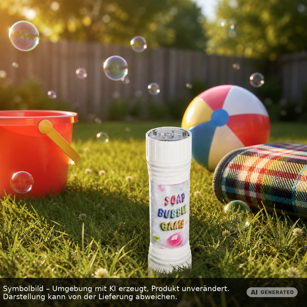 Soap bubble printed as promotional items with logo