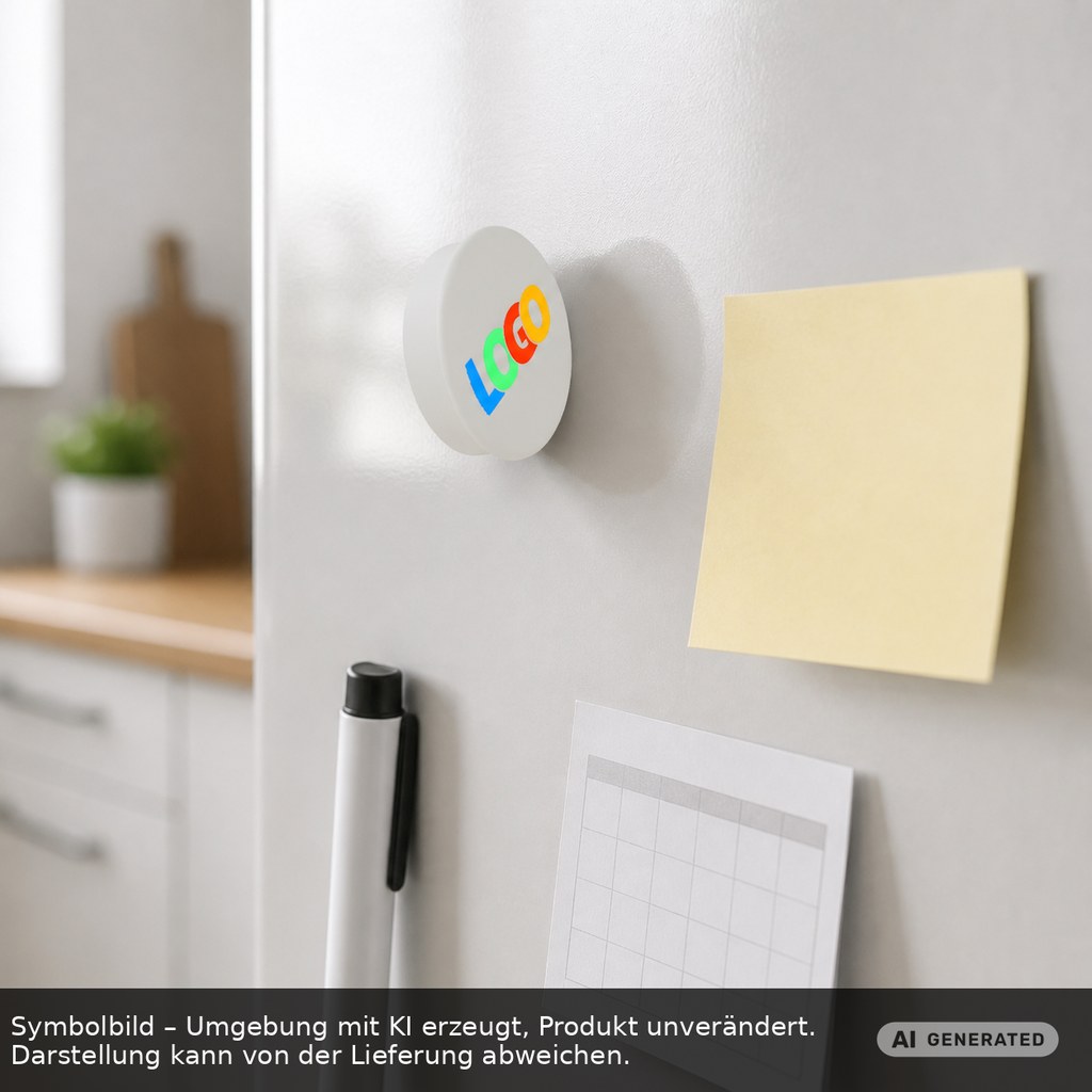 Magnet printed as promotional items with logo