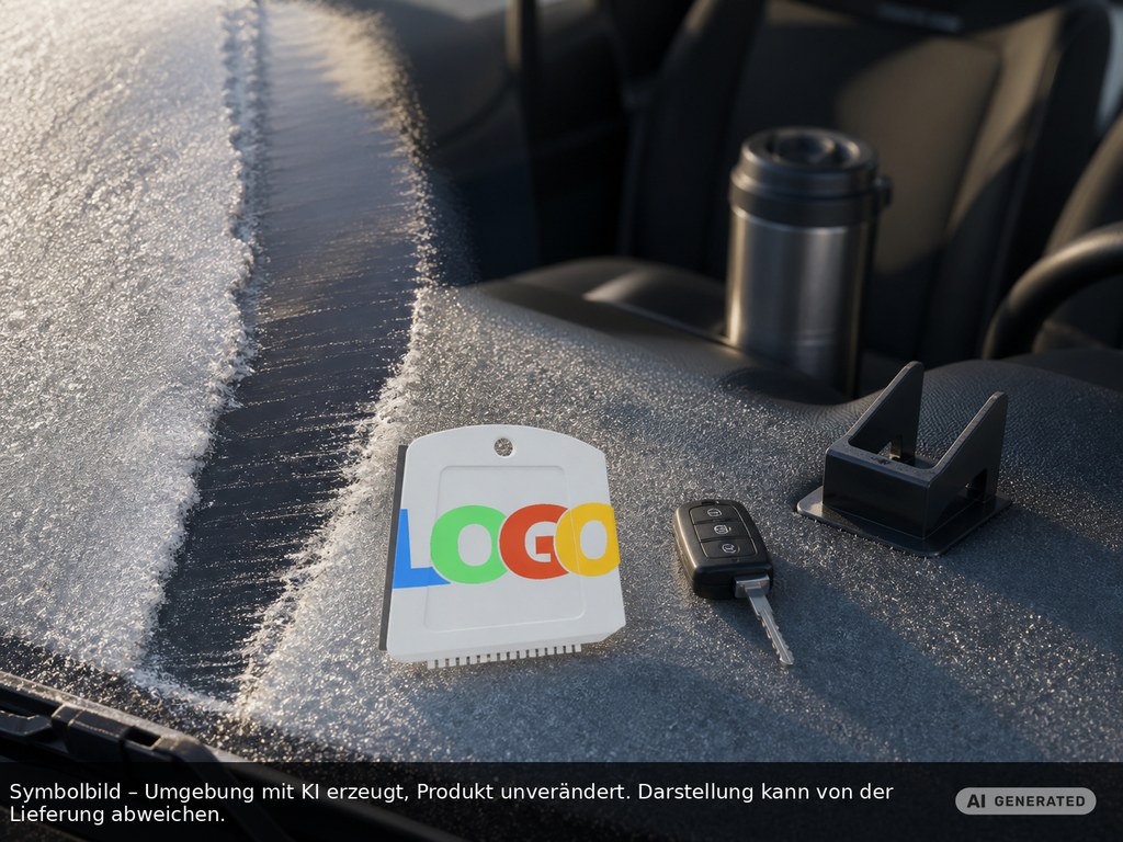 Ice scraper "Alpha" printed as promotional items with logo