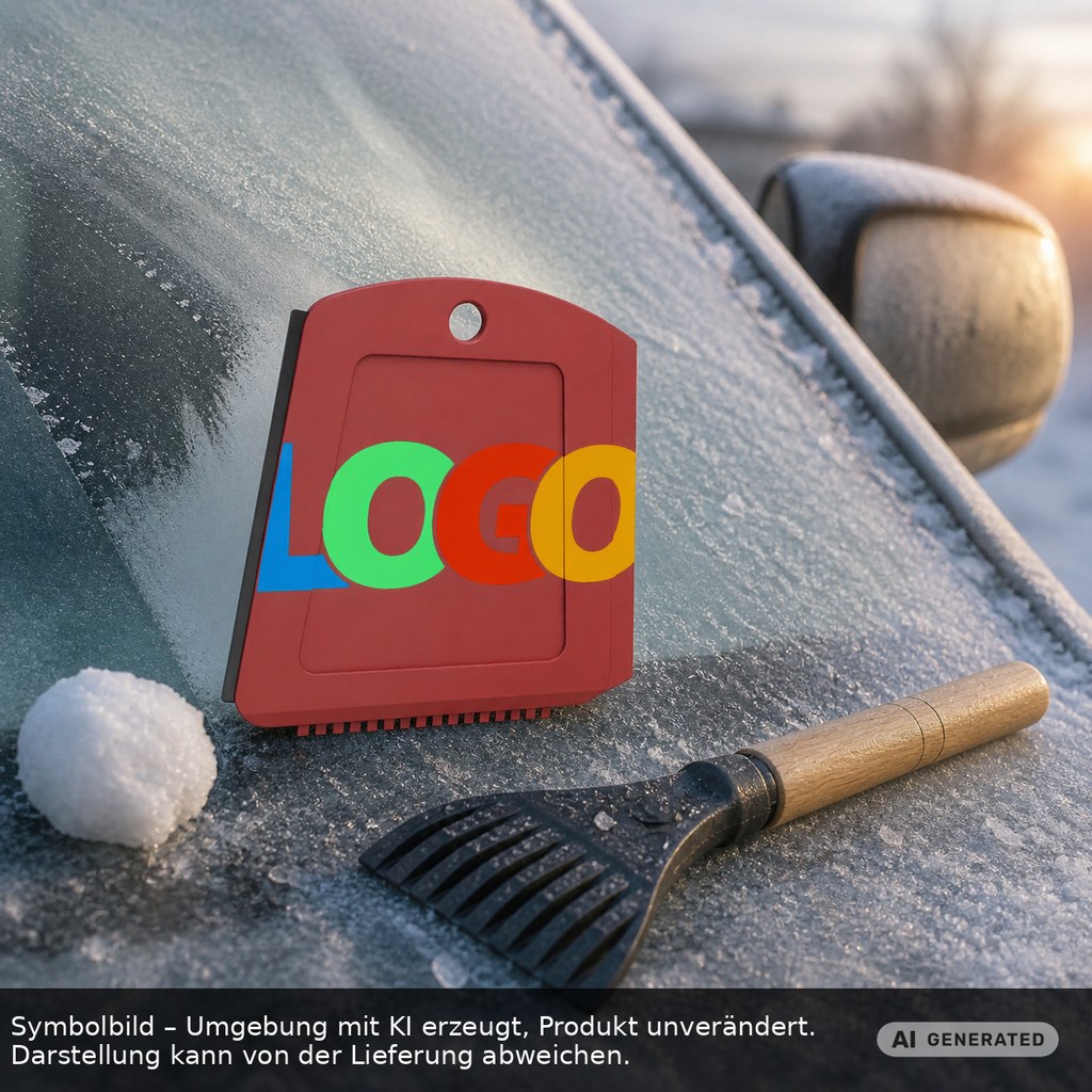 Eiskratzer Recycling "Alpha" als Werbeartikel mit Logo bedrucken