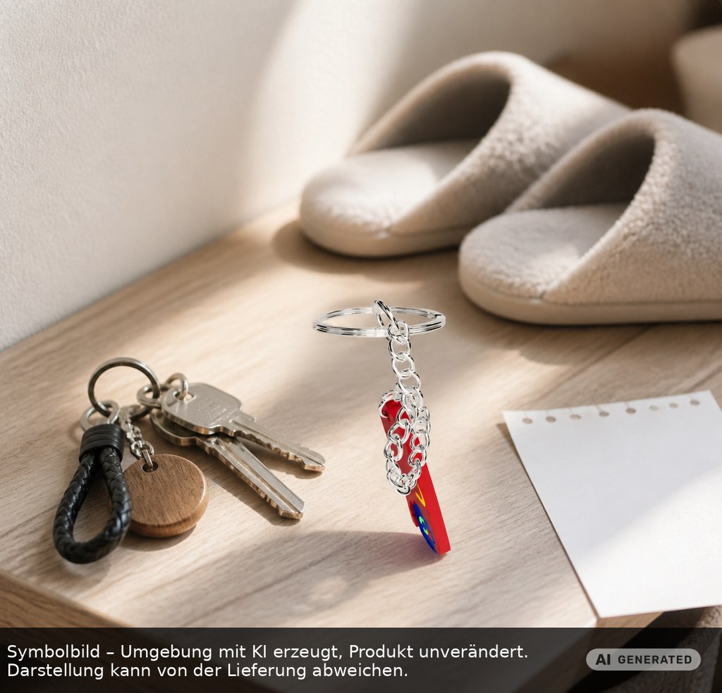 Chiphalter mit 1€-Chip "Alpha" als Werbeartikel mit Logo bedrucken