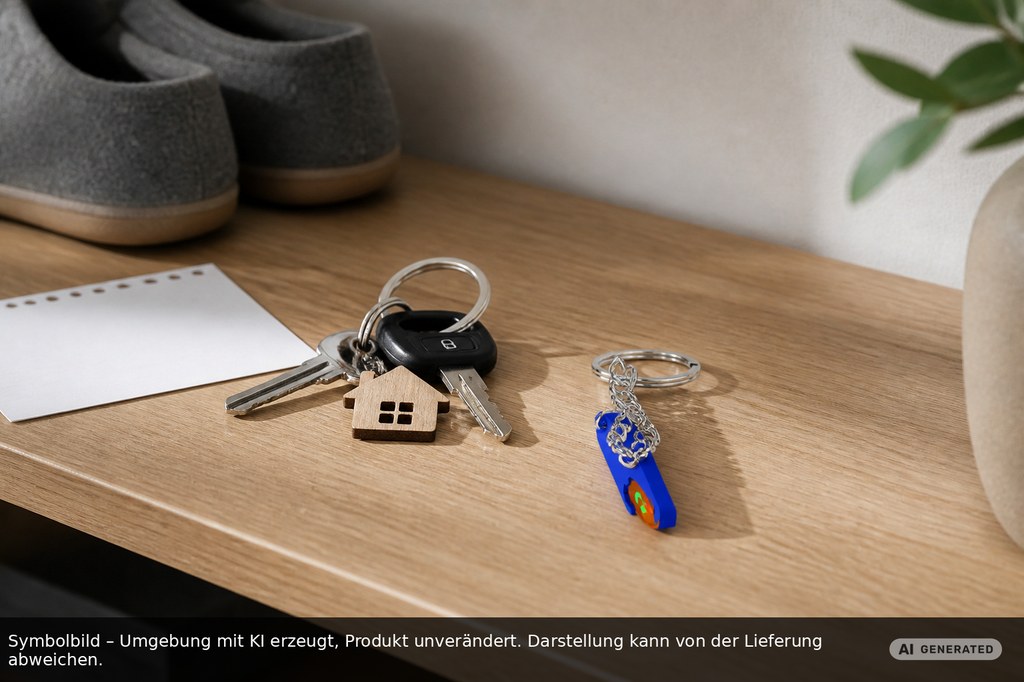 Chiphalter mit 1€-Chip "Alpha" als Werbeartikel mit Logo bedrucken