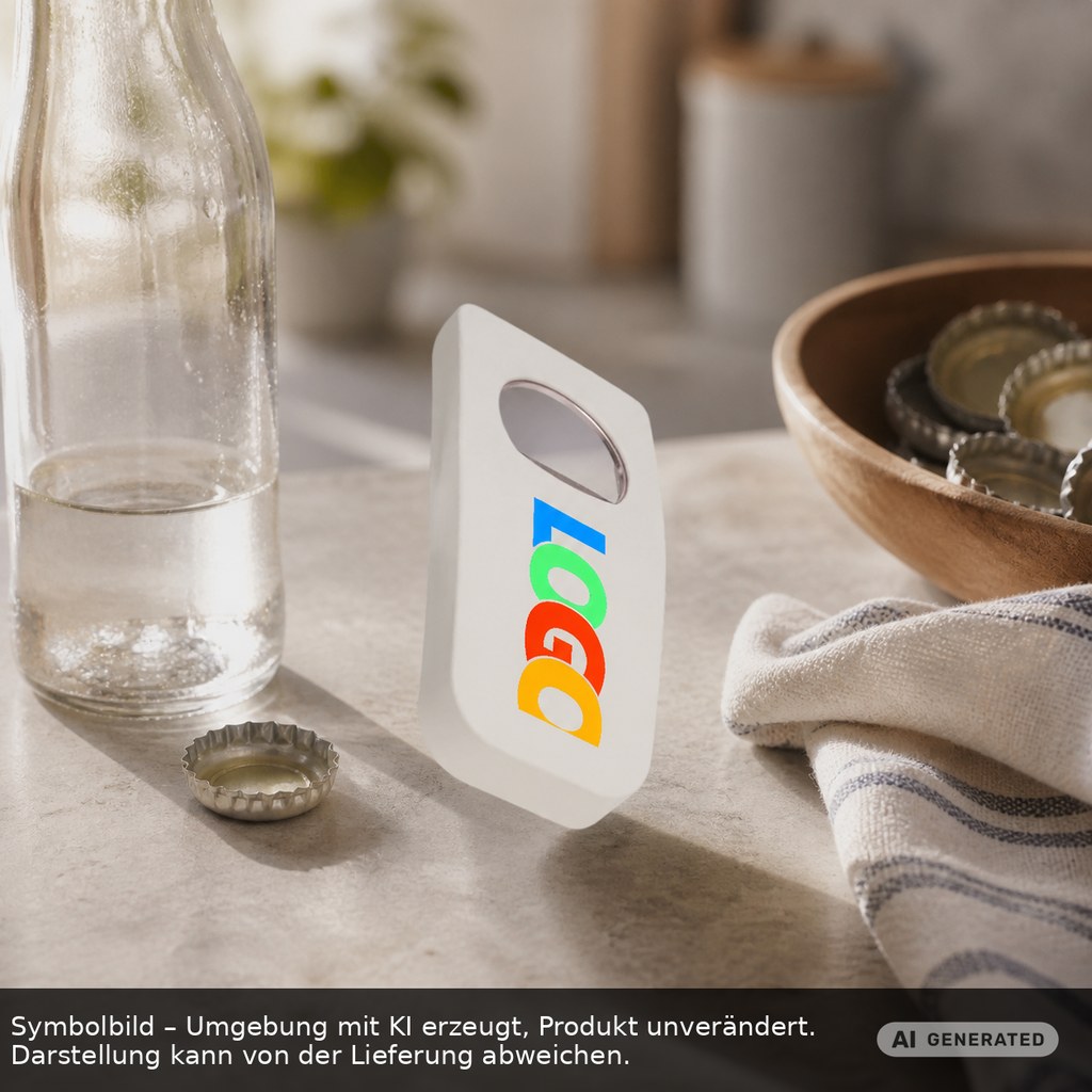Bottle opener "Beta" printed as promotional items with logo