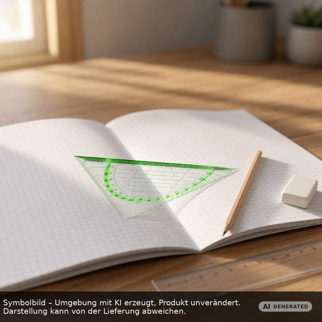Geodreieck als Werbeartikel mit Logo bedrucken