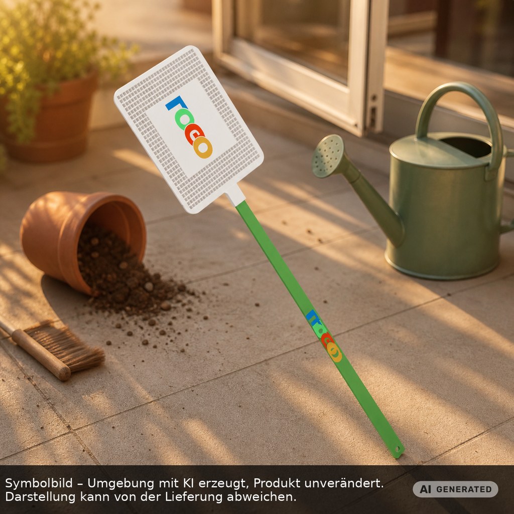 Fliegenklatsche "Rechteck" als Werbeartikel mit Logo bedrucken