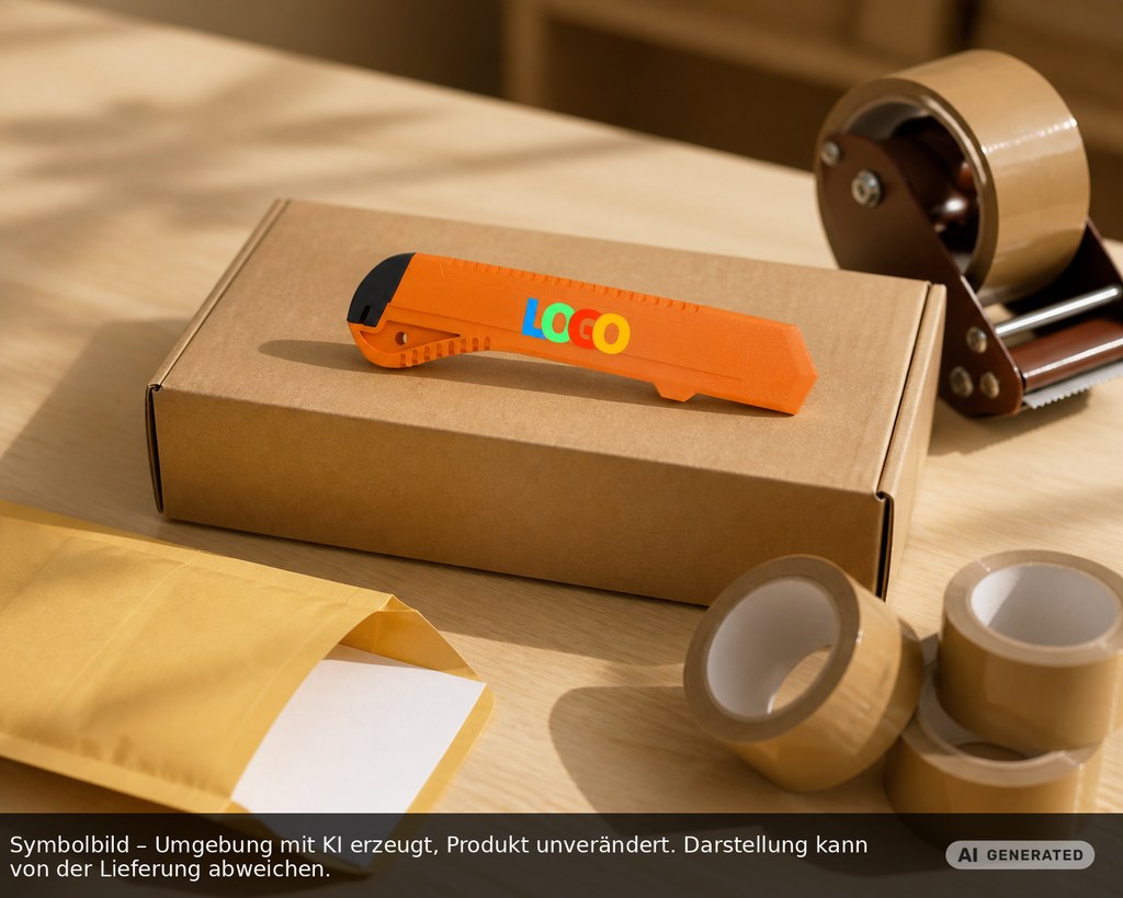 Cutter "Alpha" als Werbeartikel mit Logo bedrucken