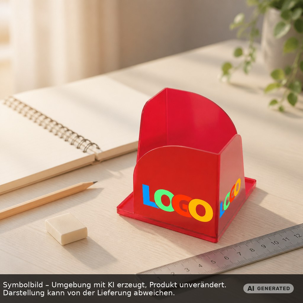 Zettelbox "Gamma" als Werbeartikel mit Logo bedrucken