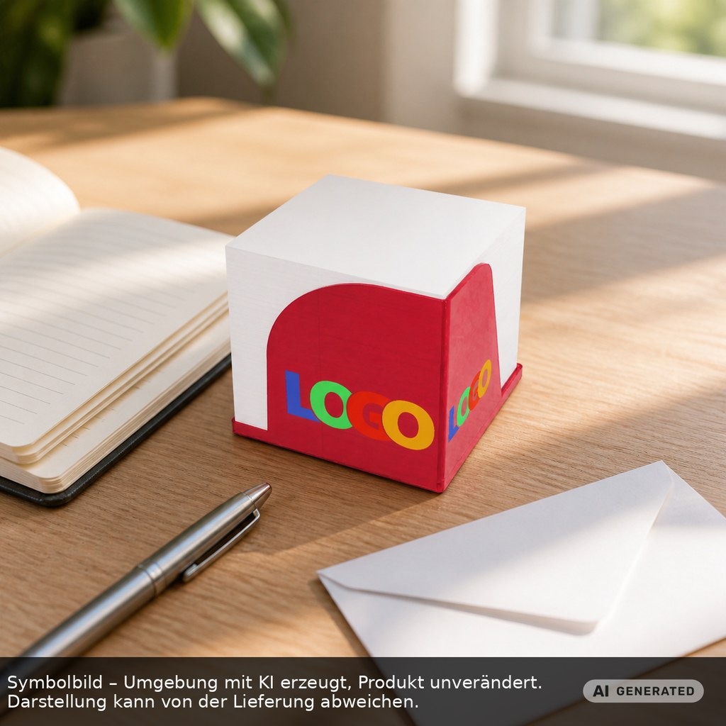 Memo box "Gamma" printed as promotional items with logo