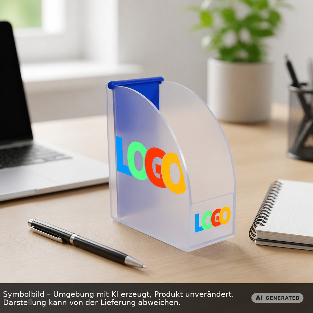 Zettelbox mit Köcher "Design" als Werbeartikel mit Logo bedrucken