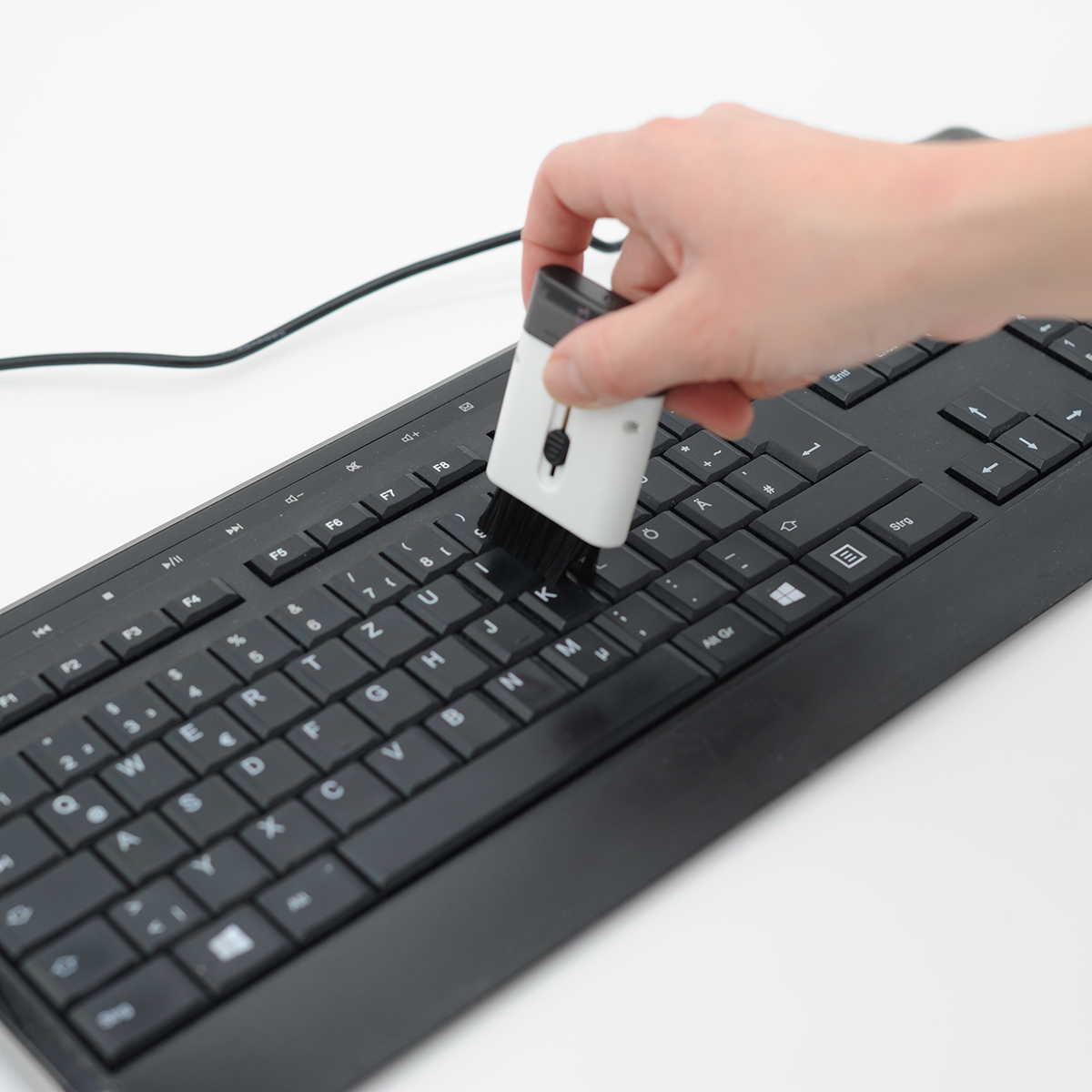 Screen and keyboard cleaner "2 in 1" printed as promotional items with logo