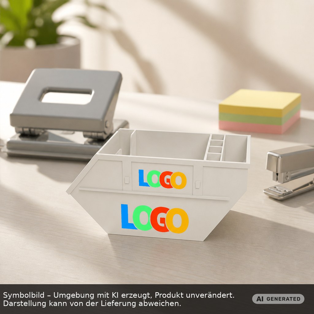 Memo box "container" printed as promotional items with logo