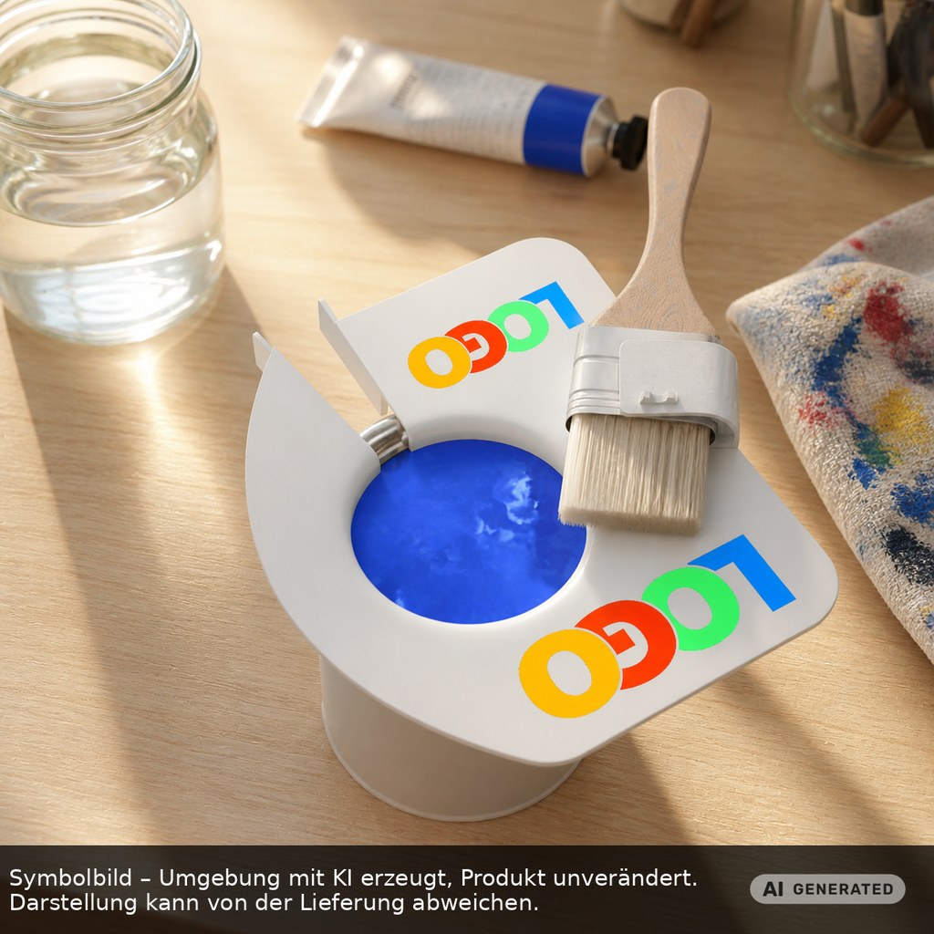 Drip Protection Brush Holder printed as promotional items with logo