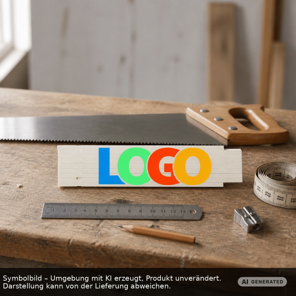 EXPRESS PRINT plastic folding ruler printed as promotional items with logo