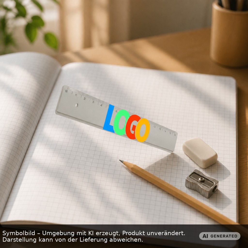 Lineal 16 cm - EXPRESSDRUCK als Werbeartikel mit Logo bedrucken