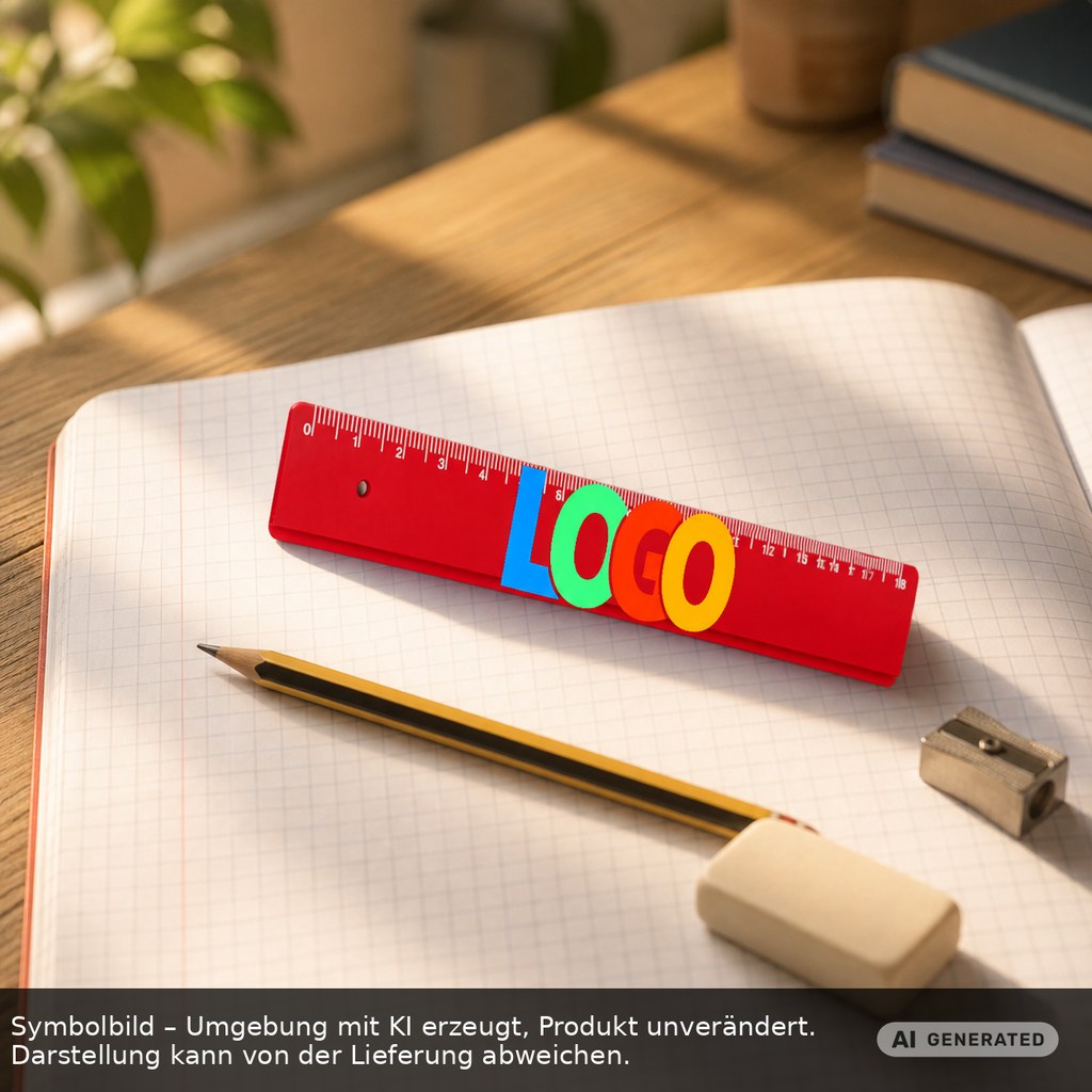 Lineal 16 cm - EXPRESSDRUCK als Werbeartikel mit Logo bedrucken