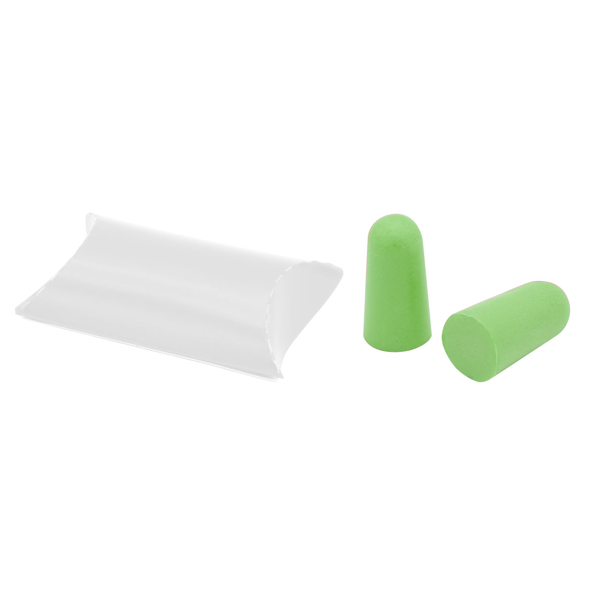 Easyplug en paquete de almohadas impreso como artículos promocionales con logo
