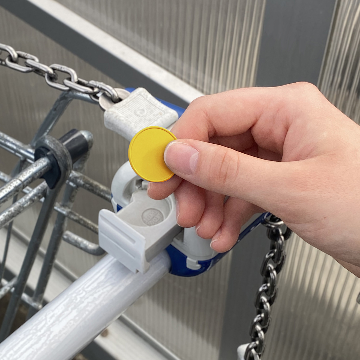 Chiphalter mit 1€-Chip "Herz"